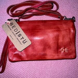 New Bed Stu Cadence crossbody bag in Flamingo Rustic